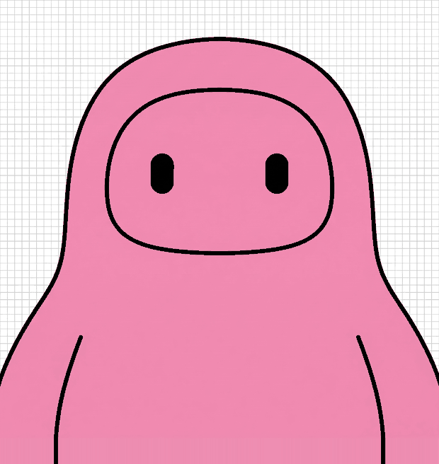 Museum mascot in rose