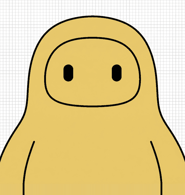 Museum mascot in sand